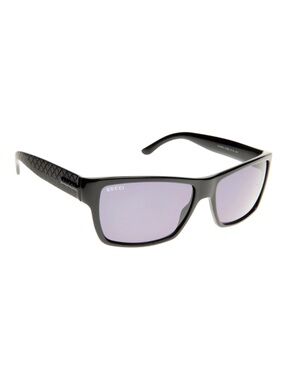 Gucci Men’s GG1000/S Sunglasses Vintage Black Frame with Black Lenses